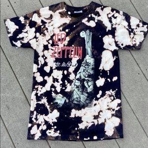 Led Zeppelin Custom Bleached T-shirt